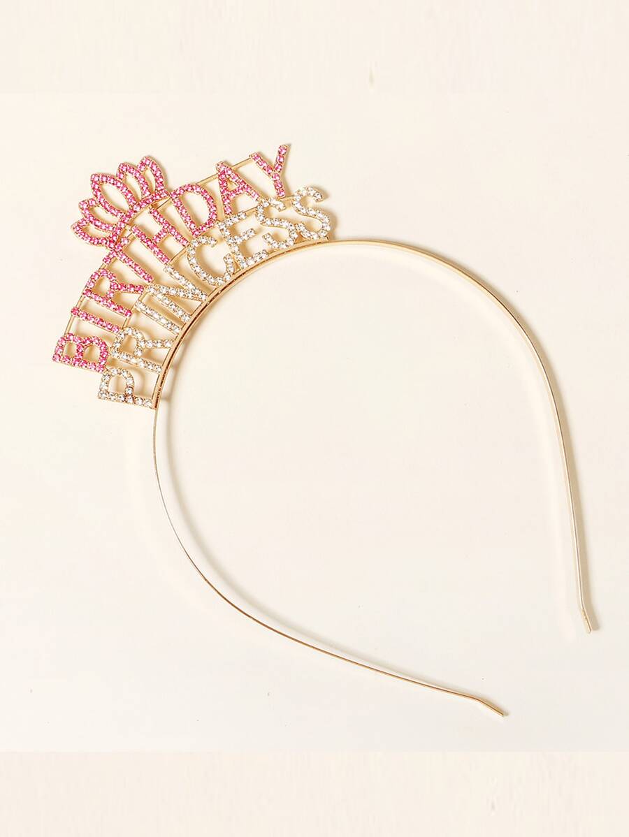 1pc Birthday Party Hair Hoop - Multicolor - View 1