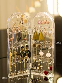 1pc Clear Jewelry Rack - Clear - View 4