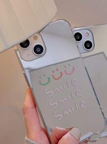 字母圖案鏡面手機殼 - 彩色 - 查看 4