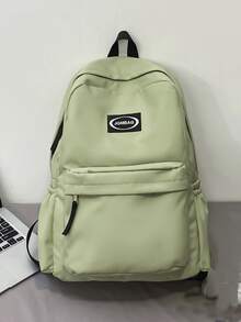 Ba lô Nữ Lá thư Có thể điều chỉnh được Đúng mốt - màu xanh lá - Xem 6