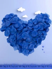 H.L.BALLOON 1000pcs Party Throwing Petal, Simple Blue Flower Petal For Wedding - Blue - View 1