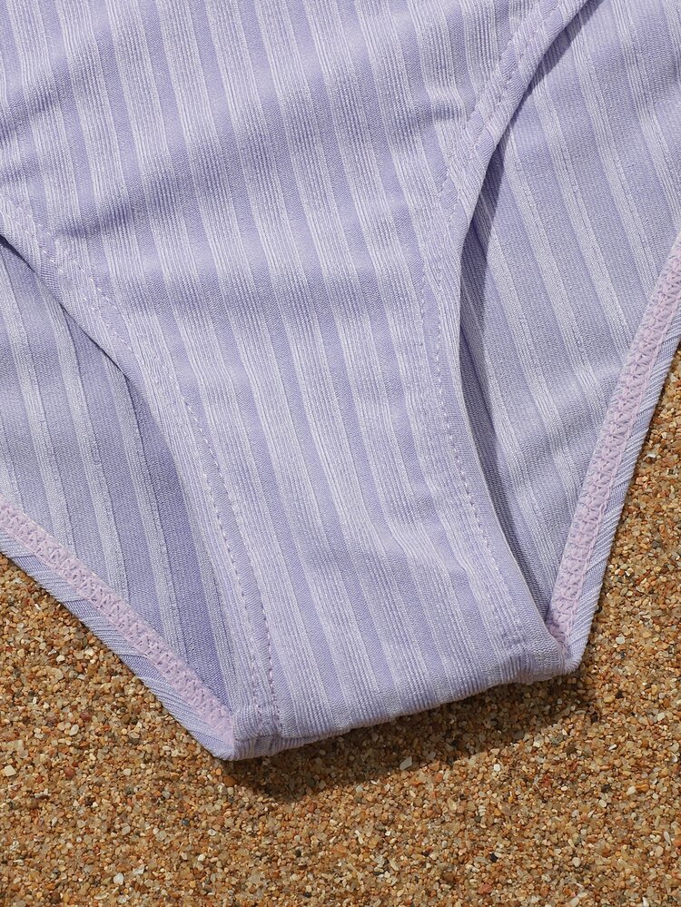 Tween Girl Plain Bikini Set Summer Beach