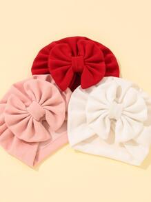 Bebé 3 piezas Envoltura de la cabeza con diseño de lazo - Multicolor - Ver 4