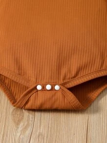 嬰兒荷葉邊連身背心和條紋圖案紙袋腰腰帶長褲 - 彩色 - 查看 5