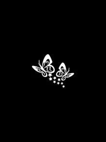 1pc butterfly print car sticker shein usa