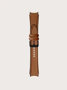 Simple Watchband Compatible With Samsung Galaxy Watch 4 - Brown - View 3
