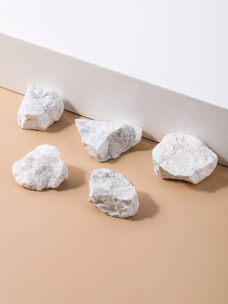 5 cái Đá DIY Trang sức Phụ kiện - trắng - Xem 2