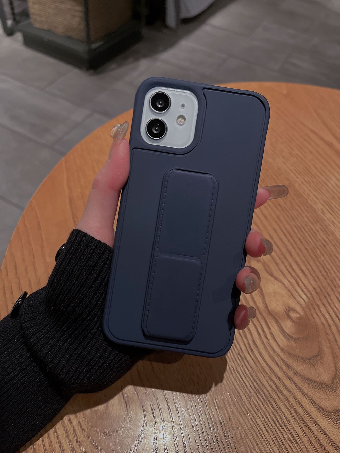 Hand Strap Holder Phone Case - Royal Blue - View 1