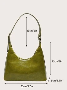 Mini Minimalist Adjustable Strap Bag - Green - View 3