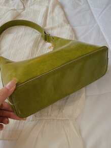 Mini Minimalist Adjustable Strap Bag - Green - View 5