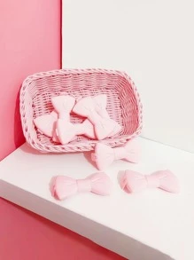 2pcs Bow Shaped Bag Clip - Pink - View 1