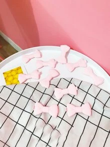 2pcs Bow Shaped Bag Clip - Pink - View 3