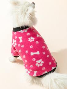 1pc Paw Design Pet Sweatshirt - Nhiều màu - Xem 2