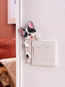 犬 デコレーション 電源スイッチ コンセント ウォールステッカー