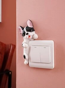 犬 デコレーション 電源スイッチ コンセント ウォールステッカー