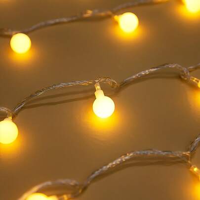 1 dây đèn tròn chạy bằng pin dài 1,5m/3 mét/5m/10m, đèn LED 10/20/50/100, đèn trang trí nhà cửa, trang trí phòng, đèn chiếu sáng tiệc cưới, đèn LED hình sao chạy bằng pin