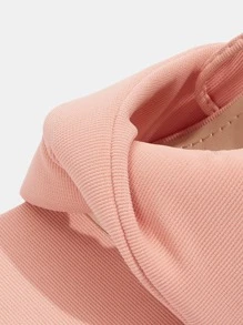 扭結細節細跟綁帶涼鞋 - 淺粉色 - 查看 4