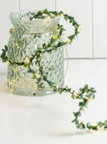 1入組人造藤蔓串燈和20入組燈泡 - 黃色 - 查看 4