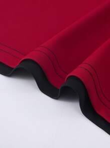 Manfinity Homme 男士雙色字母圖案T恤 - 彩色 - 查看 3