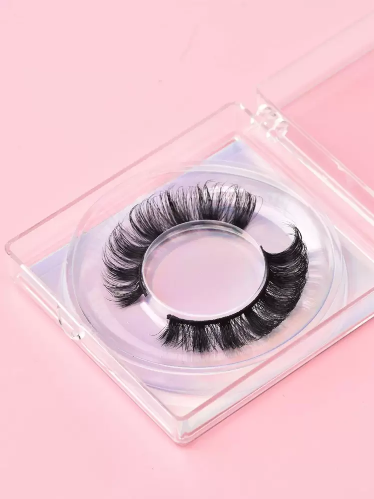 1 cặp lông mi giả dày, dành cho phụ nữ, mẹ, vợ, chị gái, bạn gái tuổi teen, cho câu lạc bộ tiệc tùng, lông mi, lông mi, lông mi giả - màu đen - Xem 4