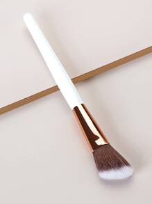 遮瑕刷1入組木頭極簡便攜式多功能化妝刷化妝品化妝工具適用於初學者 - 白色 - 查看 2