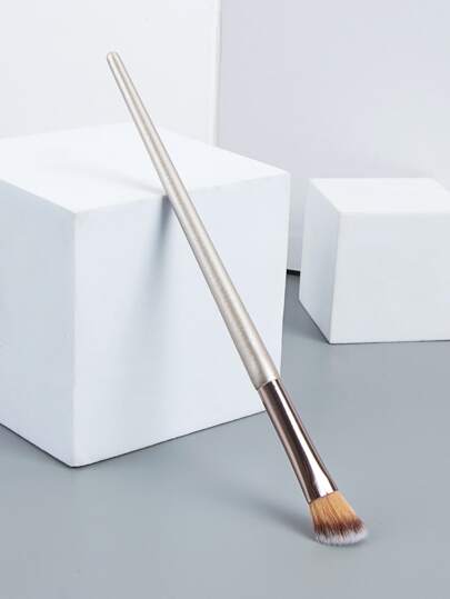 Concealer Brush, 1pc Wooden Minimalist Portable Multifunctional Makeup Brush Cosmetic Makeup Tool For Beginner