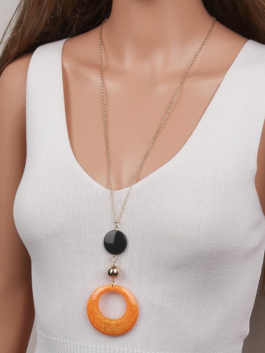 TopHanqi Vòng cổ quyến rũ - trái cam - Xem 1