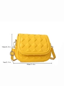 Túi Crossbody Nữ - Màu vàng - Xem 3