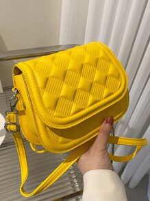 Túi Crossbody Nữ - Màu vàng - Xem 5