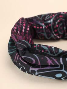 Chấm bi & Gaiter cổ in hình học - Nhiều màu - Xem 3