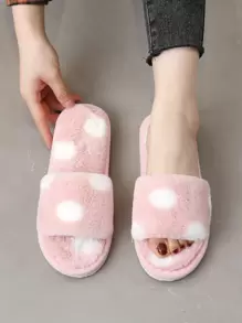 Two Tone Fluffy Bedroom Slippers,Winter Slippers Women's Home Indoor Non-Slip Warm Long Plush Soft Slippers.,Furry Shoes