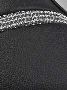 Almohada cervical con diseño de diamante de imitación asiento de coche - Negro - Ver 6