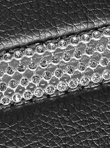 Almohada cervical con diseño de diamante de imitación asiento de coche - Negro - Ver 7