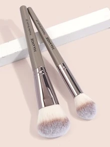 2pcs Makeup Brushes Foundation Concealer Contour Blending Professional Beauty Cosmetic Brush Tools,Brush Set,Makeup Brush Kit,Make Up Brush Set,Make Up Set Complete,Makeup Brush Set,Complete Makeup Kit,Brush Kit,Brushes Makeup Set,Makeup Gift Set,Set - Champagne - View 1