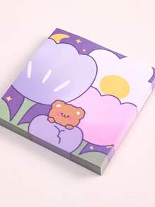 4入組卡通圖案隨機便簽 - 彩色 - 查看 3