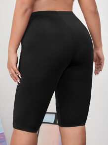 SHEIN SXY Plus Solid High Stretch High Waist Leggings