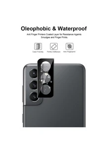 1pc Privacy Screen Protector & 1pc Camera Lens Protector Compatible With Samsung - View 5