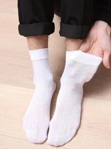 8雙男士幾何圖案中筒襪 - 彩色 - 查看 4