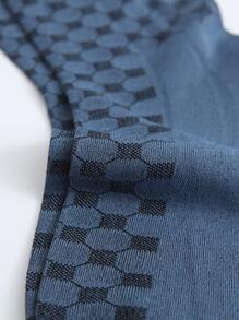 8雙男士幾何圖案中筒襪 - 彩色 - 查看 8