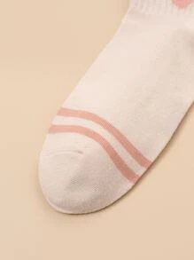5雙桃子樣式短襪 - 彩色 - 查看 5