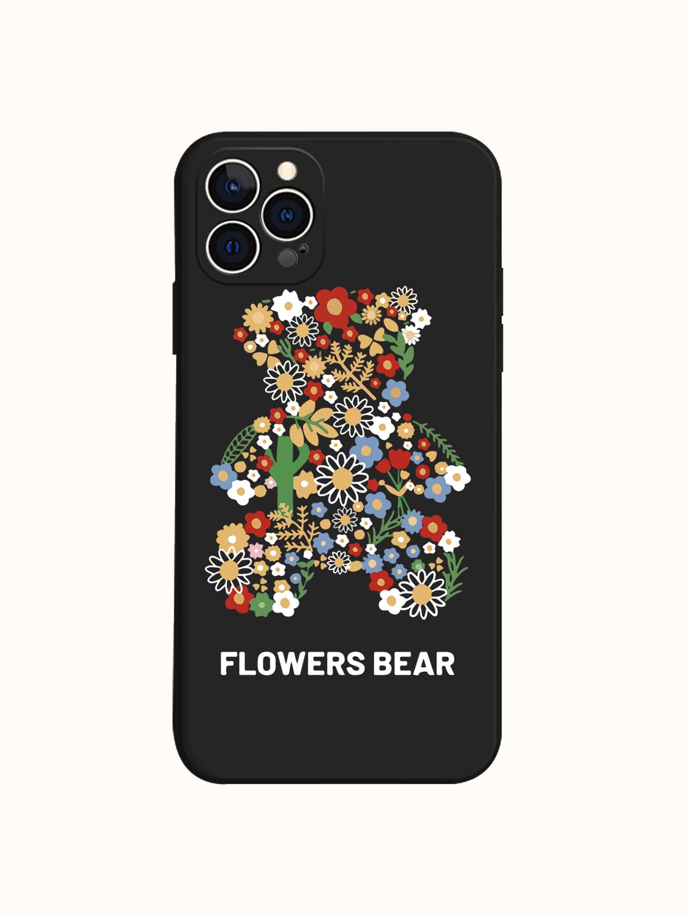 Vỏ điện thoại Flower Bear - Nhiều màu - Xem 1