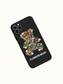 Vỏ điện thoại Flower Bear - Nhiều màu - Xem 2