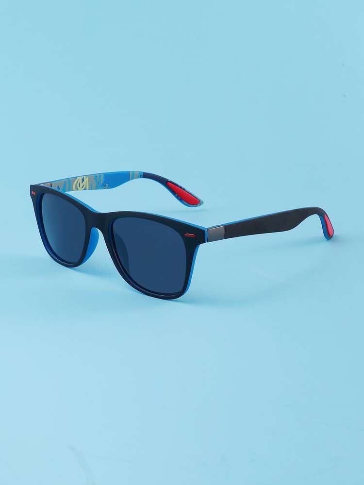 Niñitos Gafas con estampado de letra moda - Multicolor - Añade 4