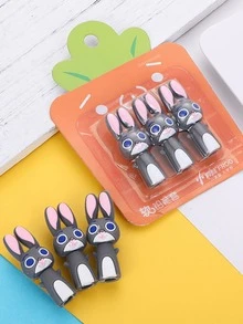 3 cái Mũ Bút Chì Thiết Kế Thỏ - Nhiều màu - Xem 2