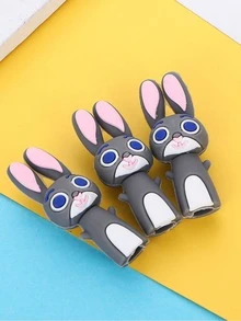 3 cái Mũ Bút Chì Thiết Kế Thỏ - Nhiều màu - Xem 3
