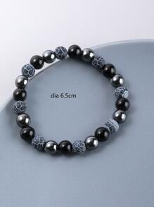 Vòng tay nam đính đá thời trang và phổ biến để làm quà tặng trang sức và cho vẻ ngoài sành điệu - Nhiều màu - Xem 3