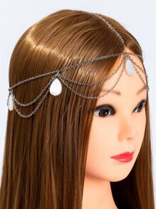 Chain Linked Headwear - Silver - View 2