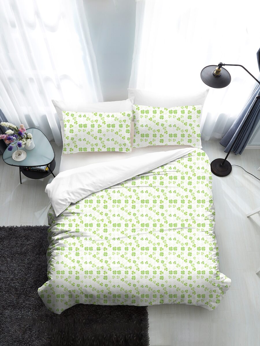 Bộ vỏ chăn hình thực vật không có chất độn - Nhiều màu - Xem 1