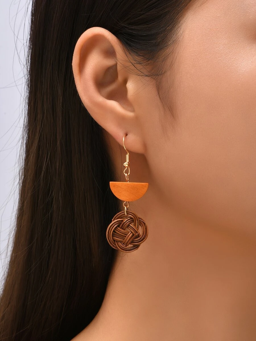 bông tai bện - Nhiều màu - Xem 1