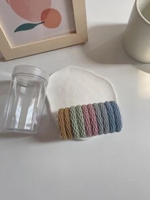 EMERY ROSE 10入組素色髮圈 - 彩色 - 查看 2